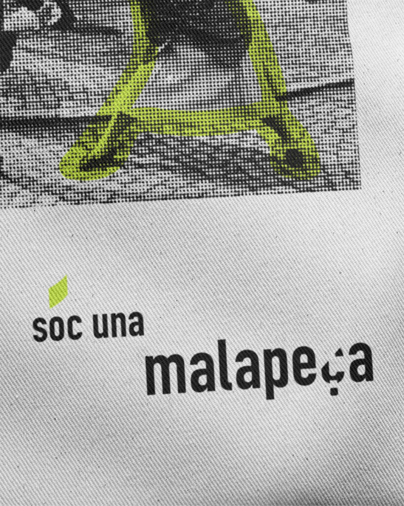 Bossa de tela Sóc una Mala Peça