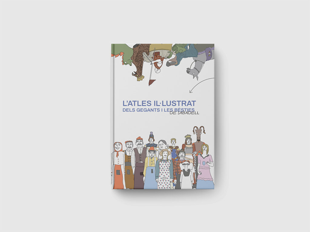 Portada de l'Atles Il·lustrat dels Gegants i les Bèsties de Sabadell